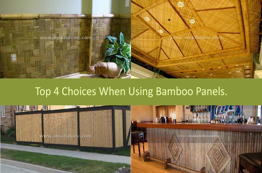 Top 4 Choices When Using Bamboo Panels