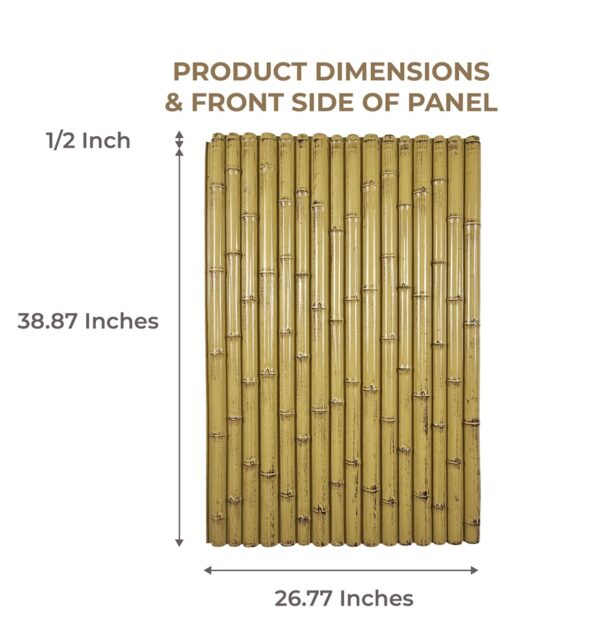 Artificial Interlocking Bamboo Panel - amaZulu