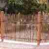 Rustic Bamboo Fence