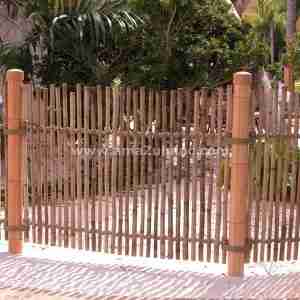 Rustic Bamboo Fence