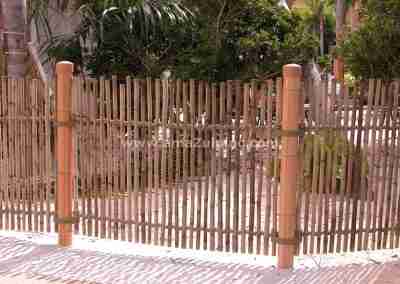 Rustic Bamboo Fencing