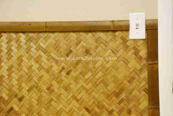 Bamboo Slats wainscoting