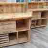Bamboo Tambour Paneling - Desk Top