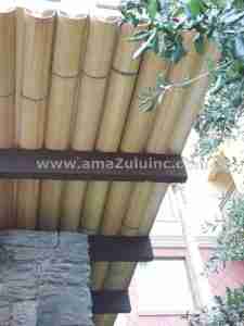 Faux Bamboo Roof - Closeup