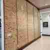 Mottled Tambour Bamboo Paneling - Vertical Install