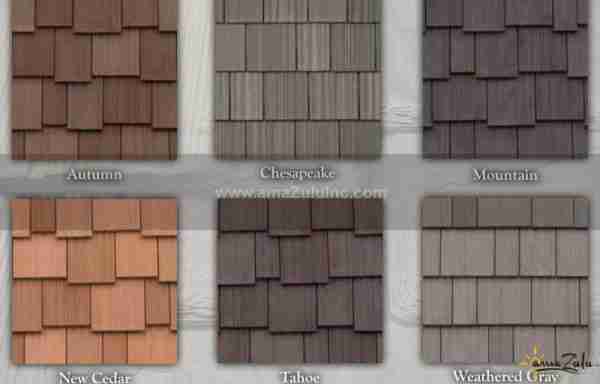 Synthetic Cedar Shake Colors