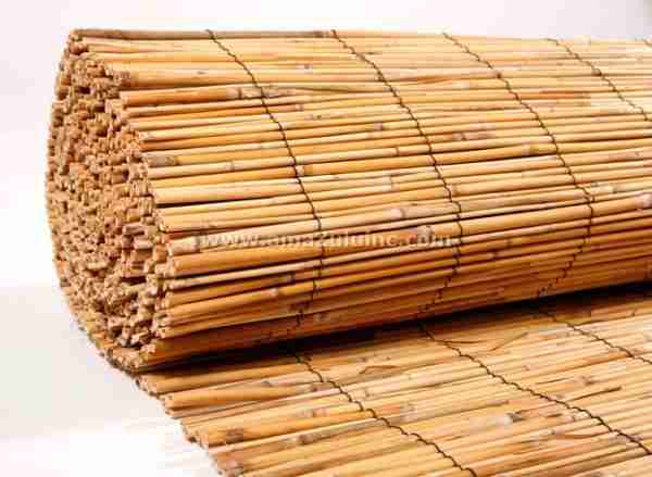 peeled reed fencing