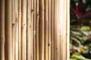 Rolled-Bamboo-Fence