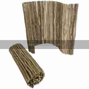 Rolled Eucalyptus Fence Panel