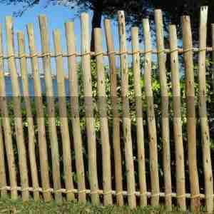 Rustic Eucalyptus Fencing