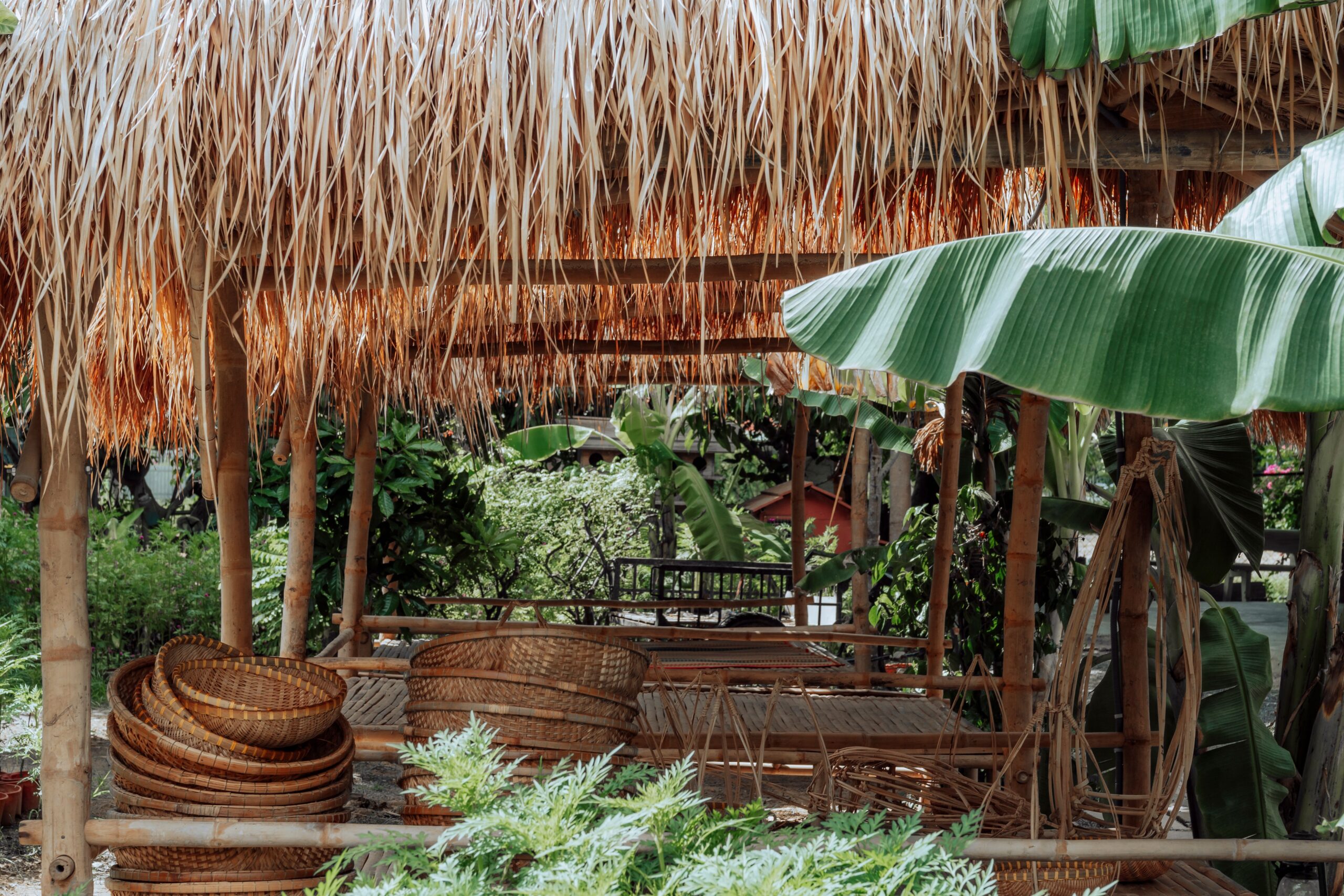 What Size Bamboo Poles Should I Specify for a Resort Pergola or Tiki Bar?