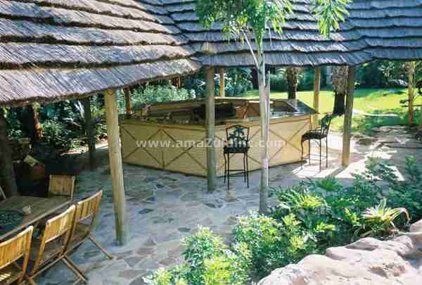 reed thatched roofing