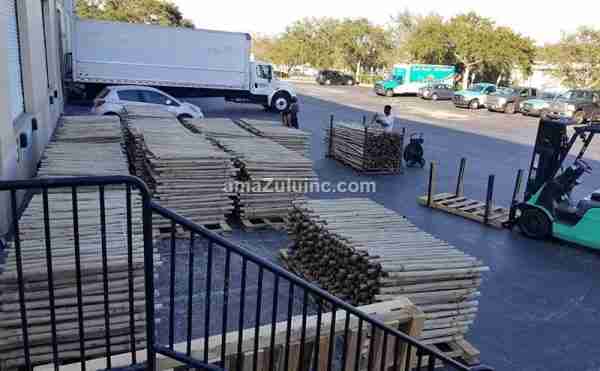 rustic eucalpytus fence panels