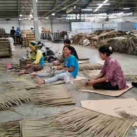 sourcing natural thatch